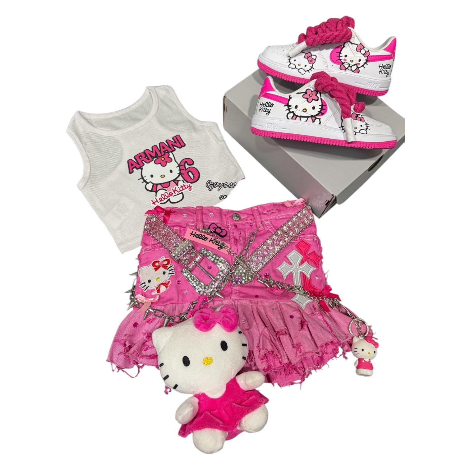 “Hello Kitty Junk Skirt Full Set”