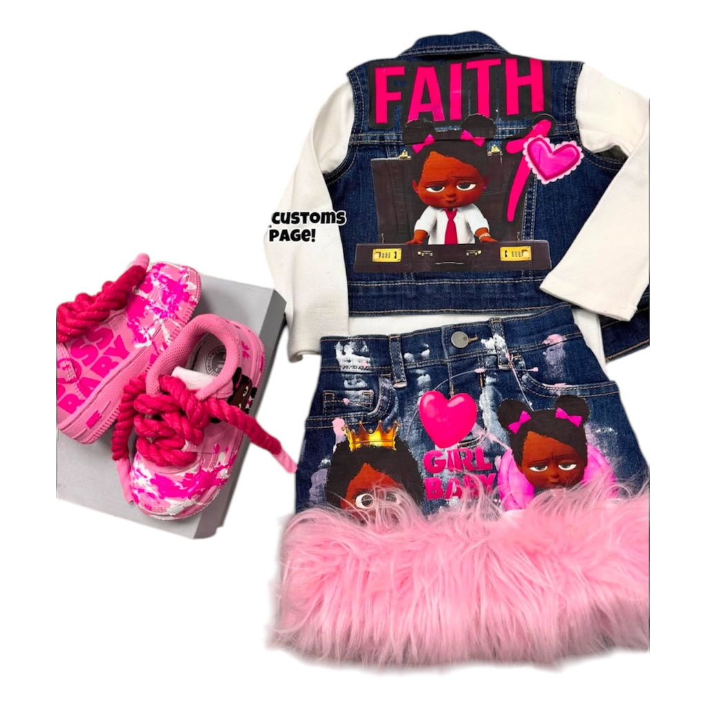 “Pink Boss Baby Full Set”