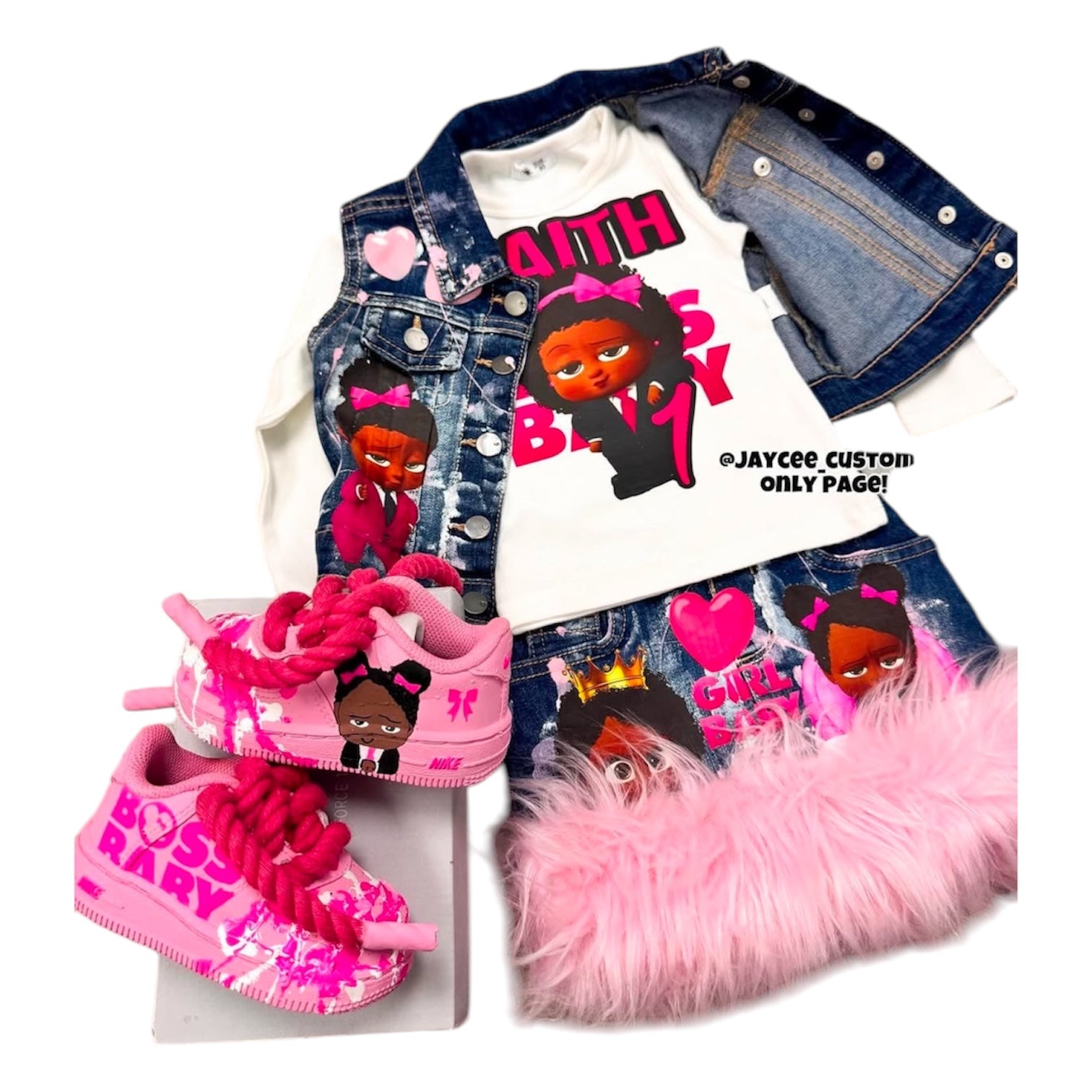 “Pink Boss Baby Full Set”